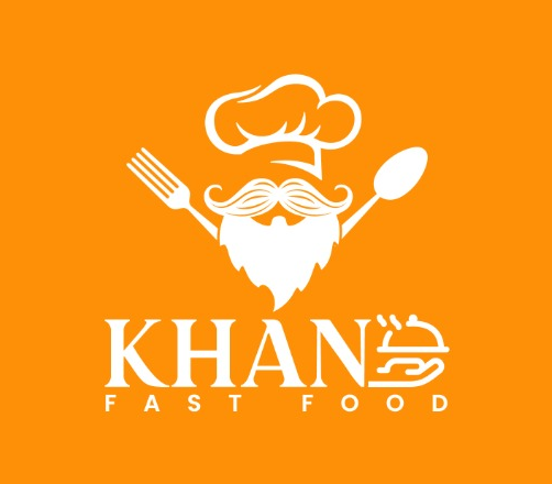 Khan Fast Food Logo